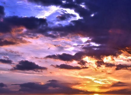 夕阳多景  Sunset 夕陽