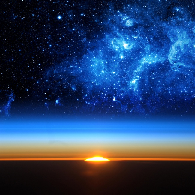 唯美清新星空图片  天文探討