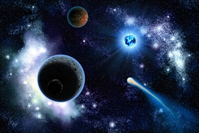 唯美清新星空图片  天文探討