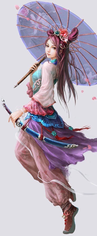 現代美女侠  lovely - charming 可愛迷人