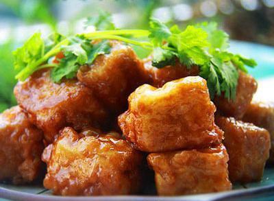 糖醋豆腐  中菜 + 西式美食