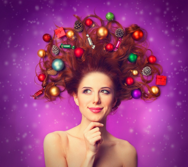 Miss. Rita Ho Evening style for Christmas  Hair Styles+Hair Weaving 織髮
