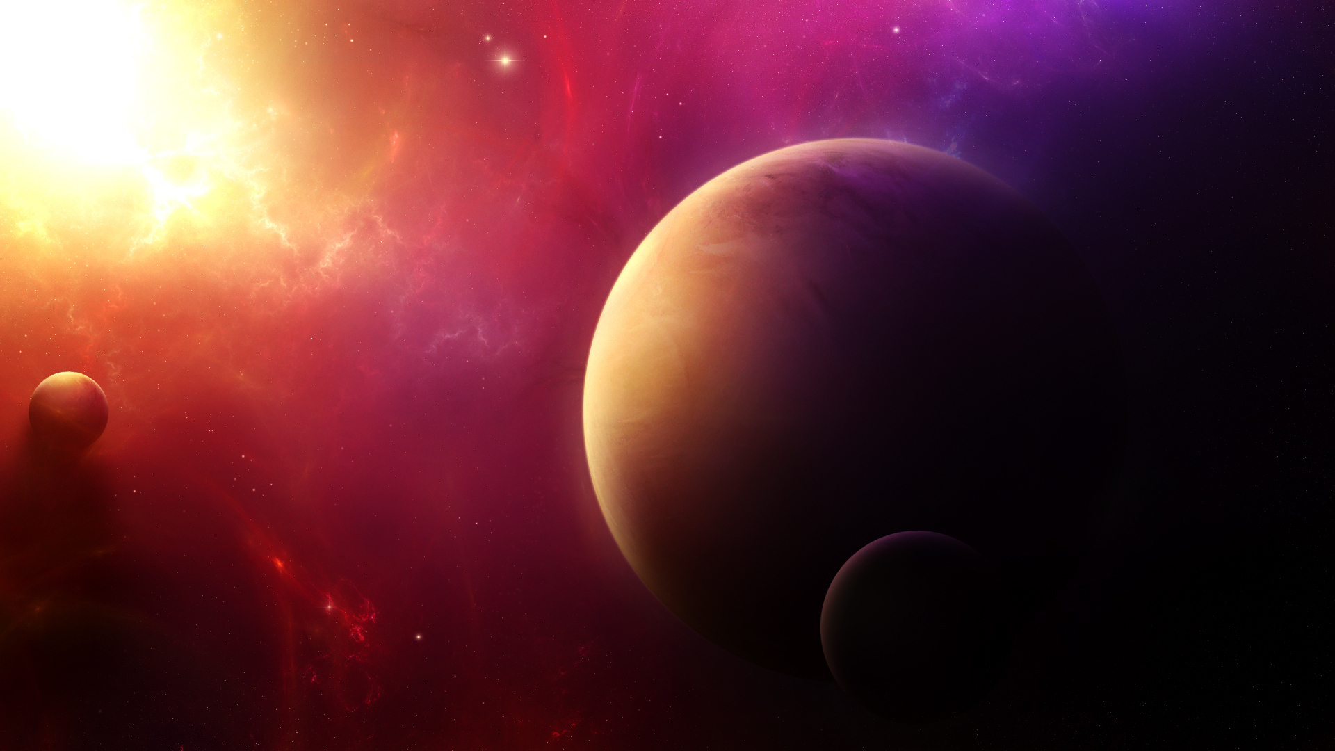 有星球上空飄浮由水汽凝結成的雲朵  天文探討