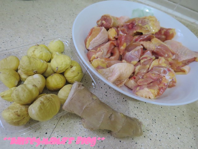 粟子炆雞  中菜 + 西式美食