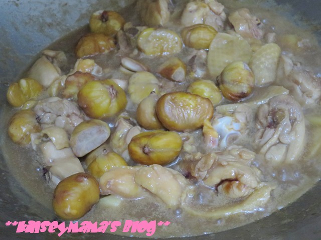 粟子炆雞  中菜 + 西式美食