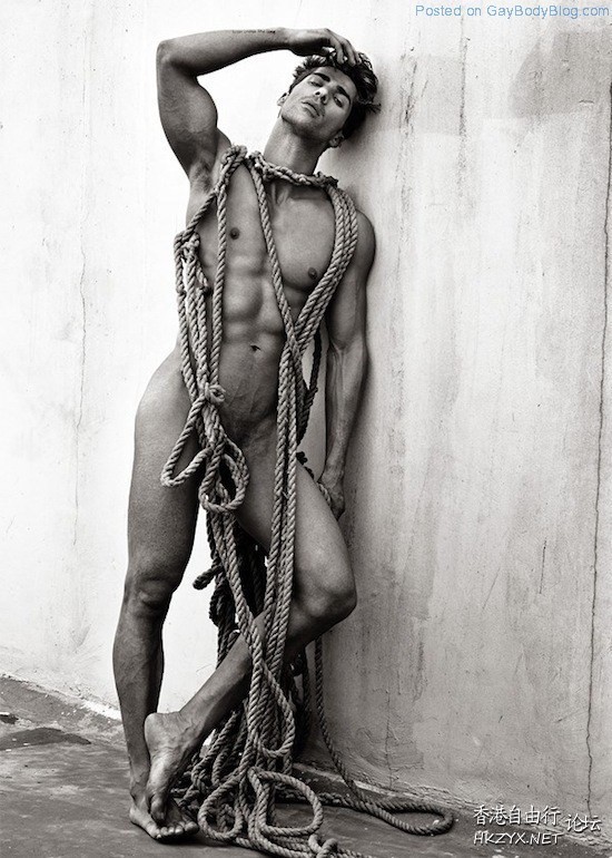 黑白男体艺术写真  Human portrait 人体寫真