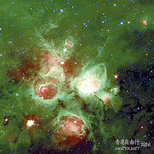 气体云相撞产生巨大恒星  天文探討