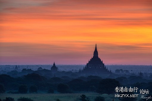 夕陽後面是旭日  Sunset 夕陽