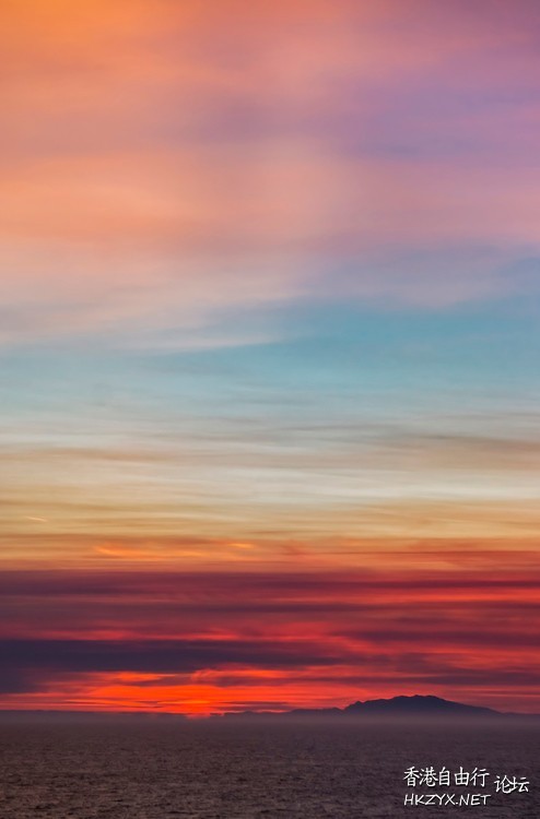 夕陽後面是旭日  Sunset 夕陽