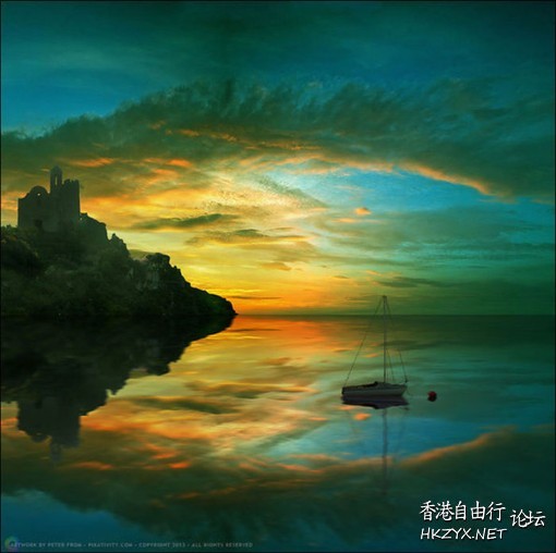   Sunset 夕陽