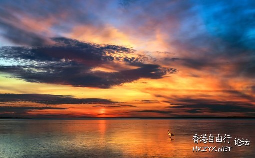 海角天邊-花红似火  Sunset 夕陽