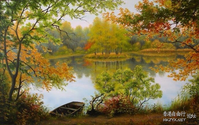 秋天油畫  Gallery 畫廊天地