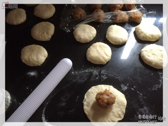 叉燒餐包 (直接法)  中菜 + 西式美食