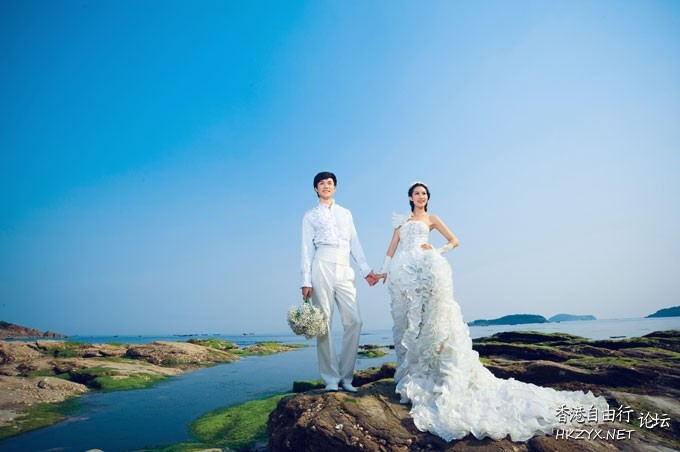 海景婚纱照  婚礼服務