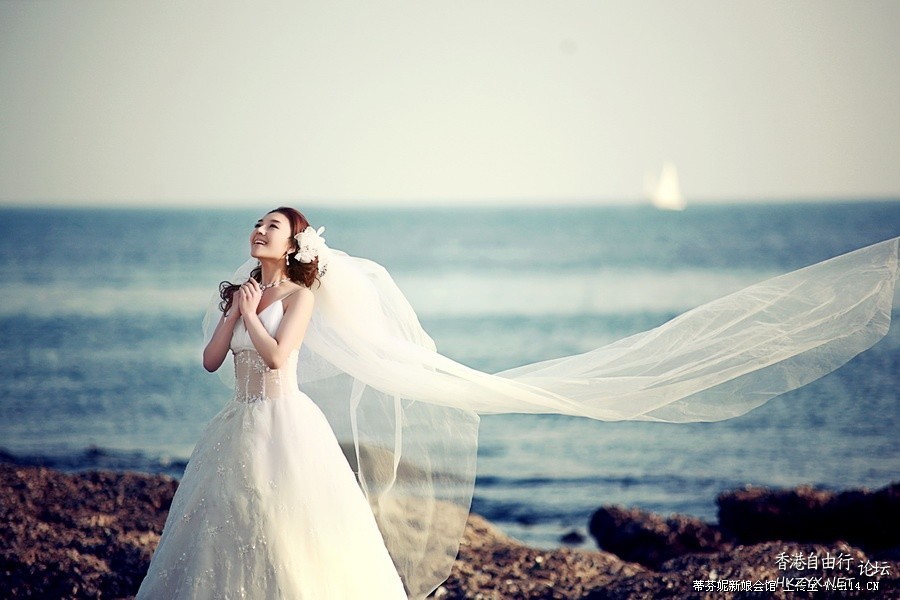 海景婚纱照  婚礼服務
