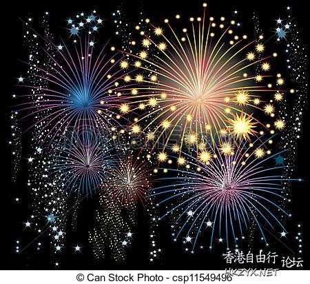 Fireworks over sand dunes  Fireworks 烟花