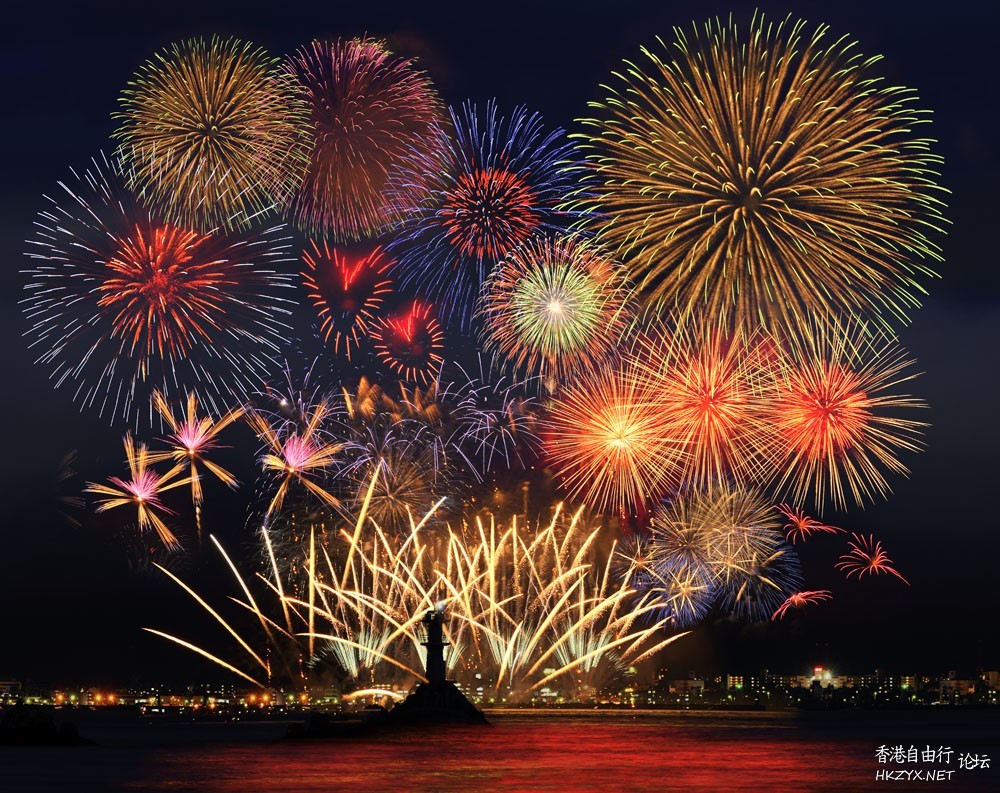 城市高清烟花  Fireworks 烟花