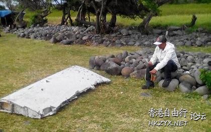 尼旺岛发现机翼-失踪马航  世界新闻