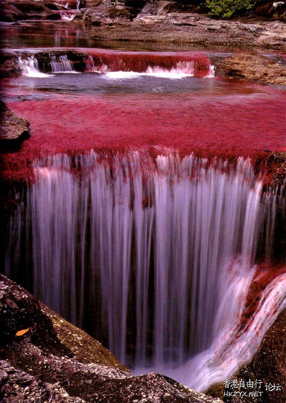 多彩瀑布高清   Landscape 山水湖林