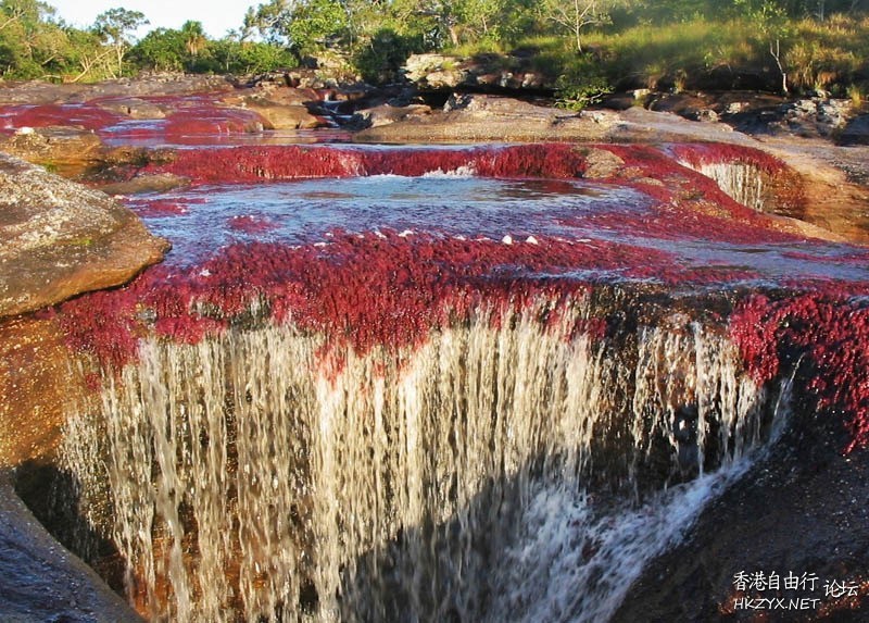 多彩瀑布高清   Landscape 山水湖林