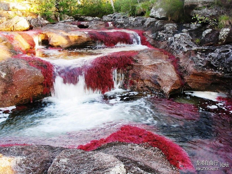 多彩瀑布高清   Landscape 山水湖林