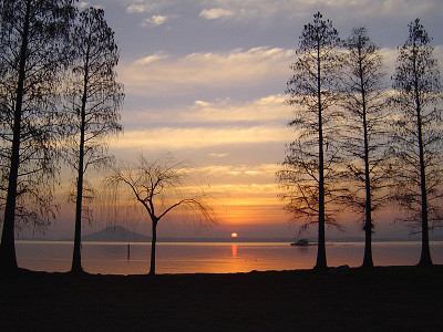 Please take a picture of the sunset for me  Sunset 夕陽
