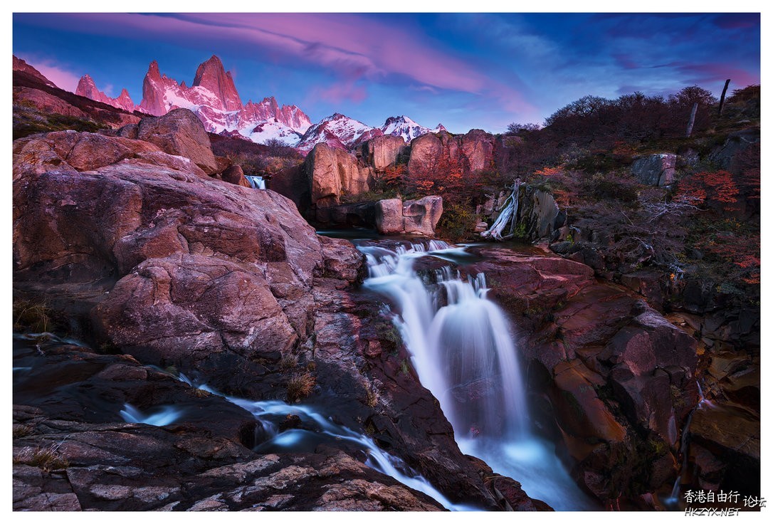 多彩瀑布高清   Landscape 山水湖林