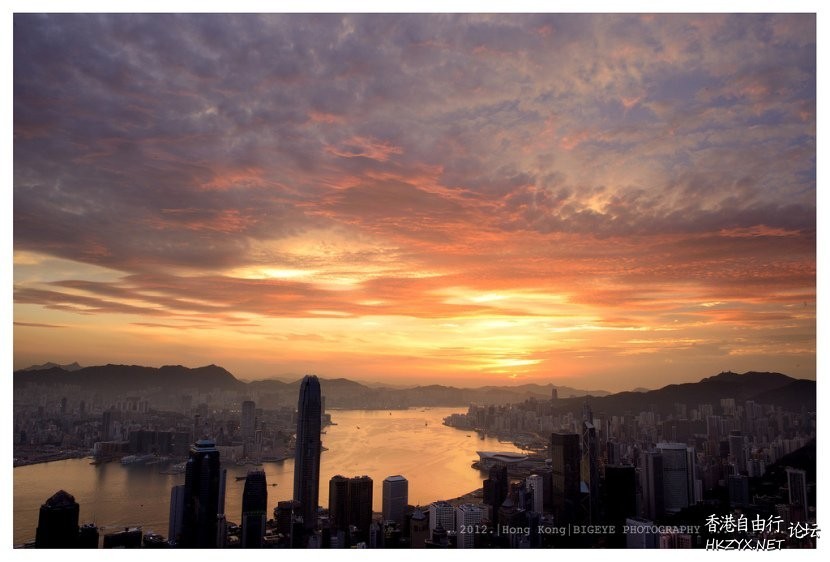 香港 第一個日出  H.K. Day 香港日景