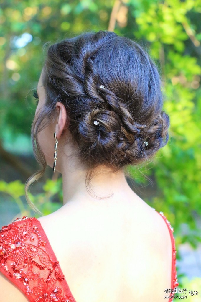 簡易髮型晚裝  Updos training 晚裝教室