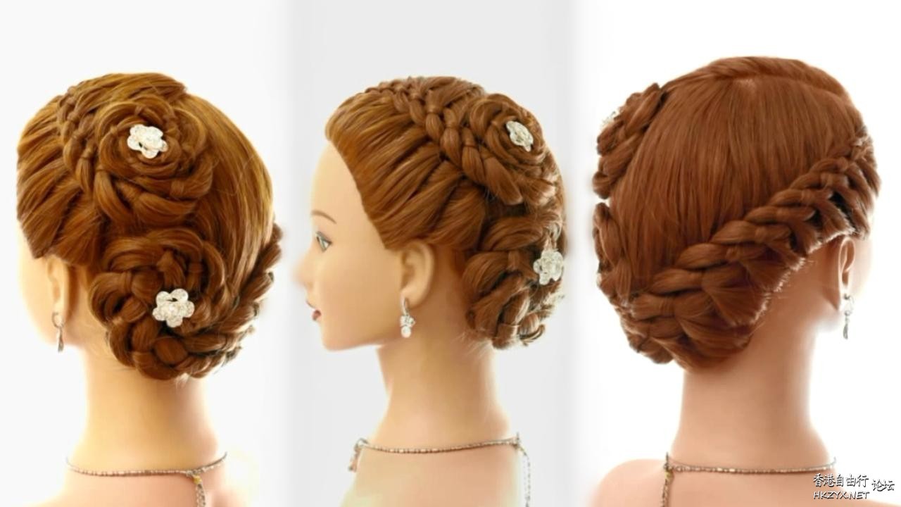 Braids 的時尚  Updos training 晚裝教室