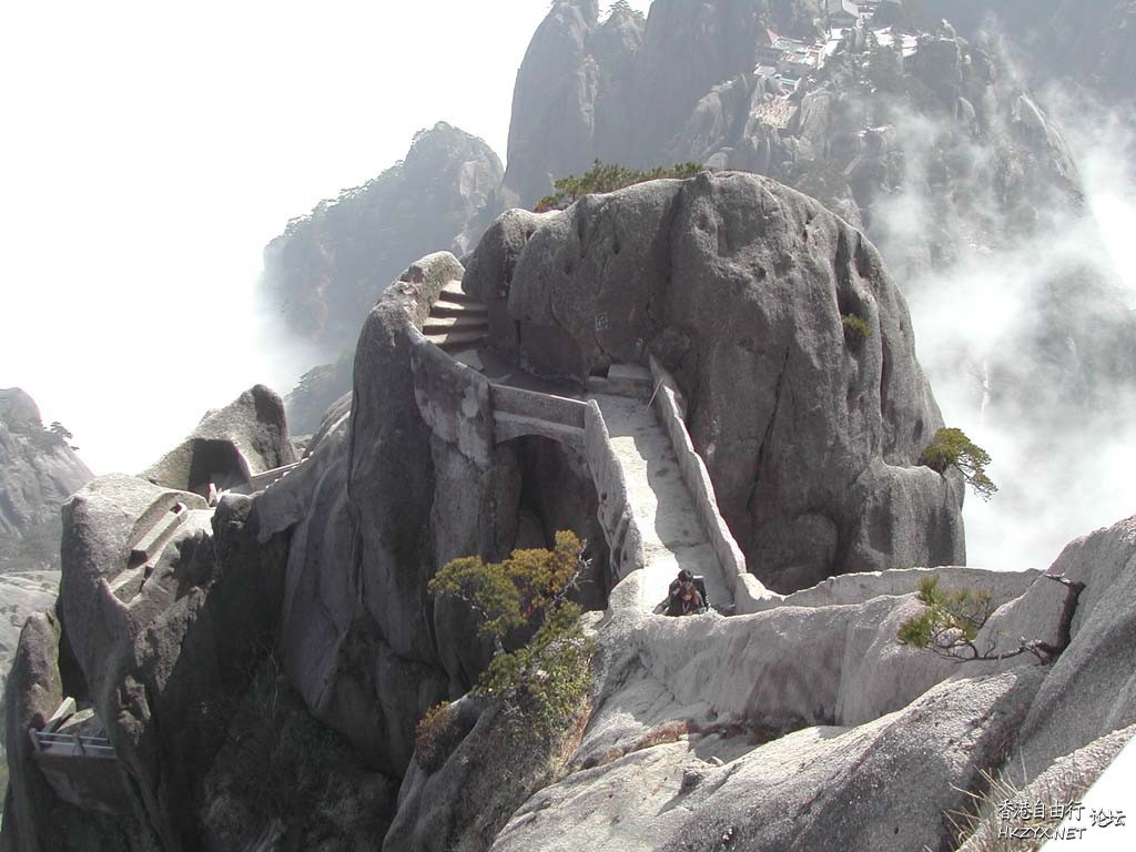 莲花峰位于黄山  ChinaTravel 中國觀光景點