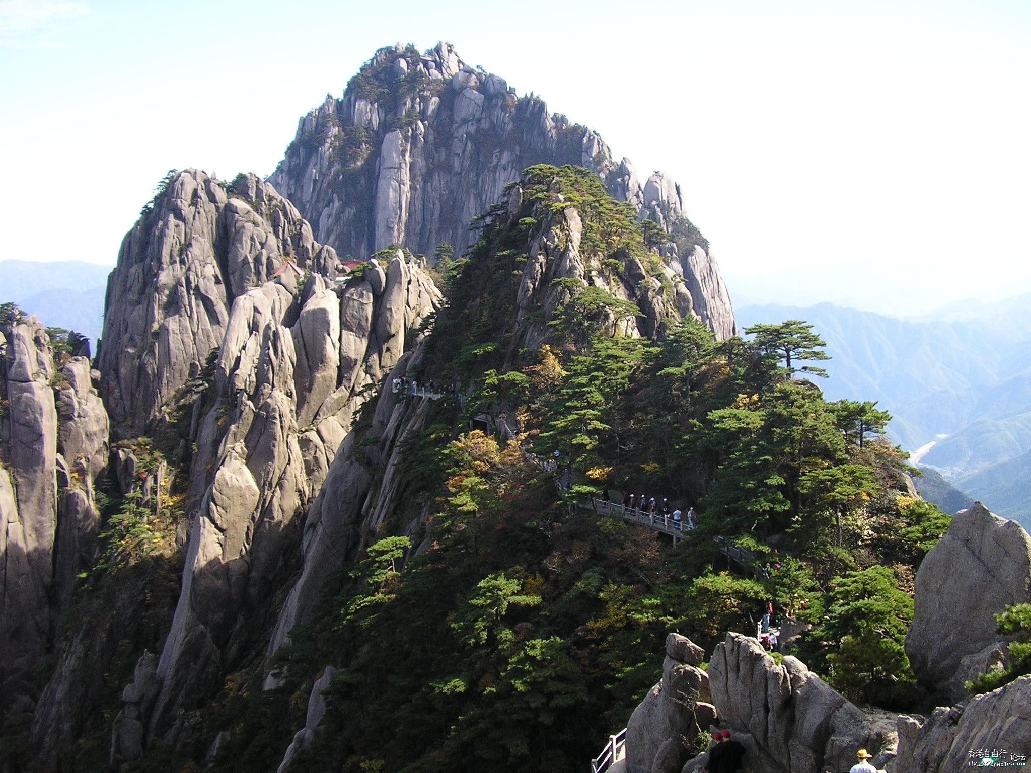 莲花峰位于黄山  ChinaTravel 中國觀光景點
