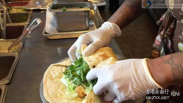 “中國卷餅”風靡紐約  中菜 + 西式美食