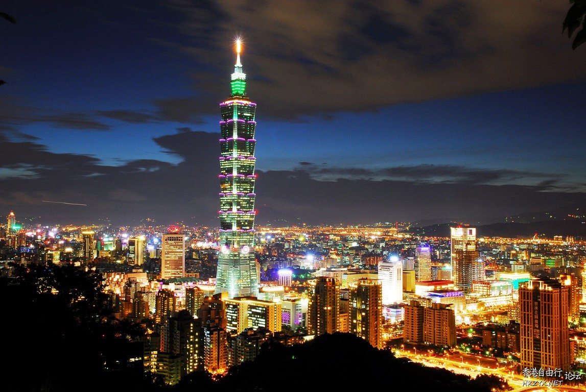 黑夜迷人的台北  ChinaTravel 中國觀光景點