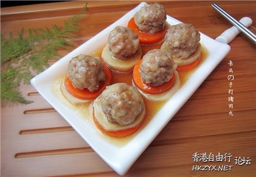 蒸猪肉丸子的做法  中菜 + 西式美食