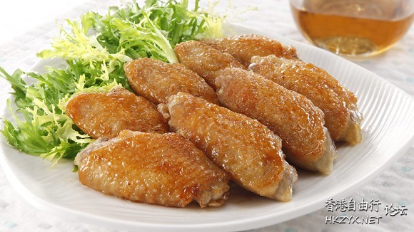 雞汁蜜糖雞翼  中菜 + 西式美食