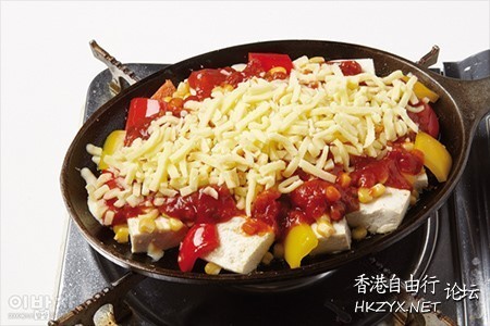 健康豆腐披薩簡單做  中菜 + 西式美食
