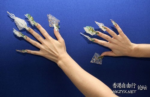 美甲图片  化妆技巧