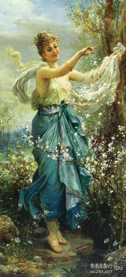 婀娜多姿女性油画  Gallery 畫廊天地