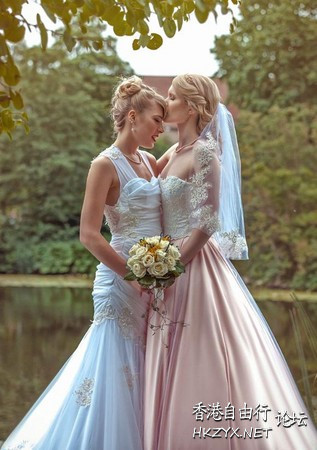 仙氣逼人女同志婚紗照  婚礼服務