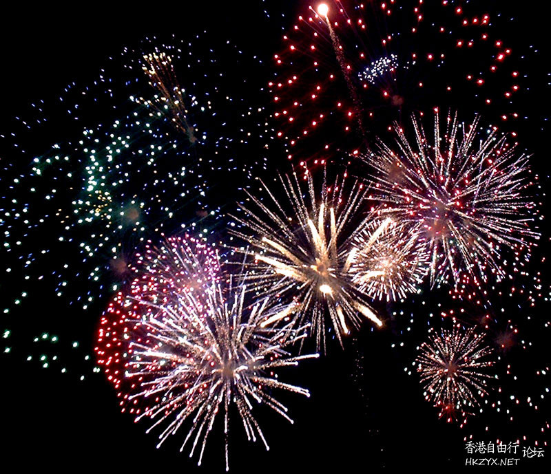 高清烟花嘩啦啦！  Fireworks 烟花