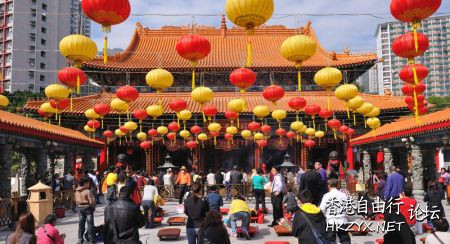 黄大仙祠  香港旅游 +Sunset 夕陽