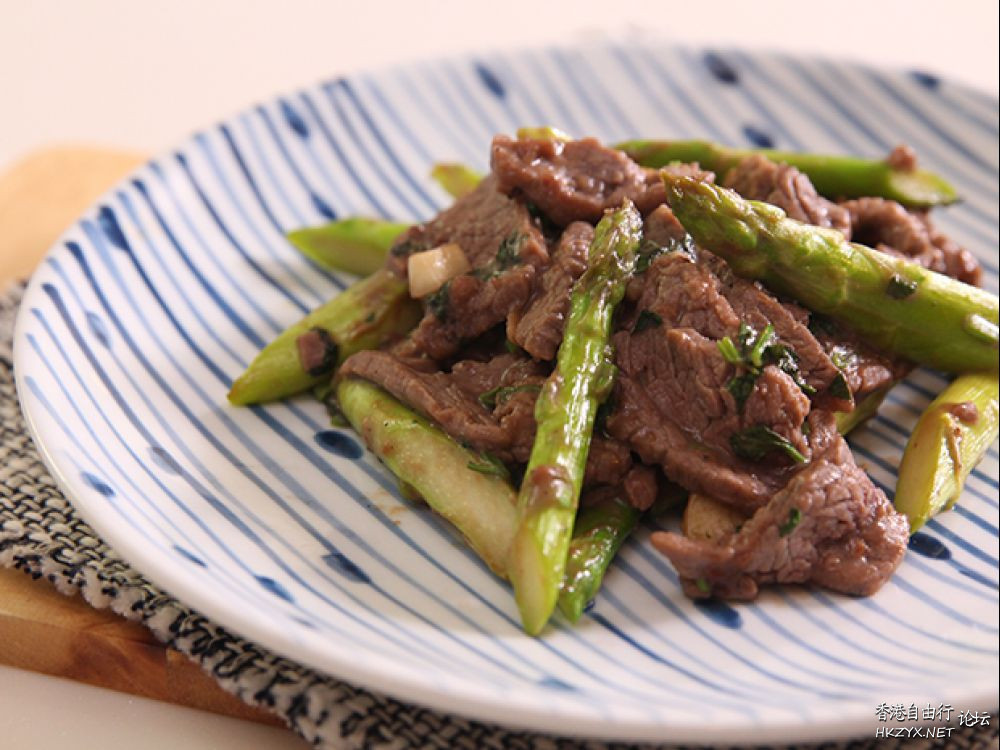 精選食譜：露筍炒牛小排  中菜 + 西式美食