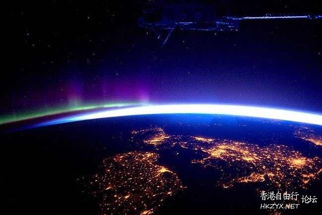 太空看日出和日落  天文探討