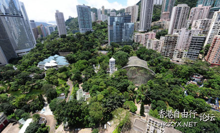 香港公園  香港旅游 +Sunset 夕陽